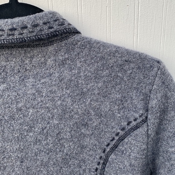 Venario Boiled wool blazer Gray - Picture 9 of 11